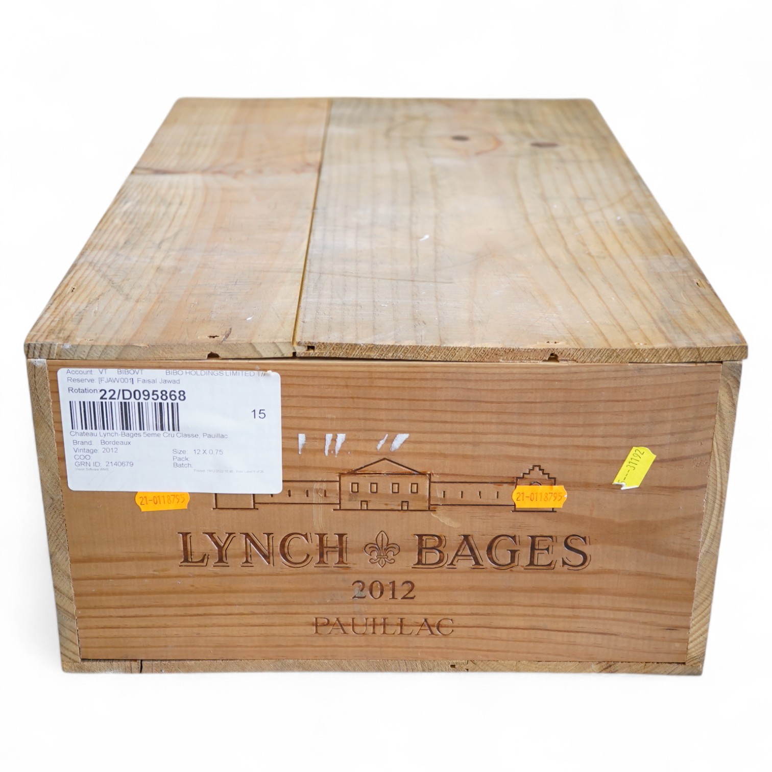 Château Lynch-Bages, 2012